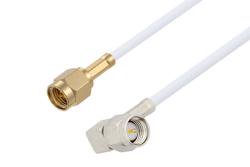 PE3W02277 - SMA Male to SMA Male Right Angle Cable Using RG188 Coax