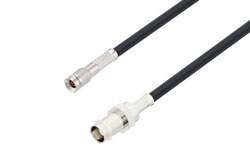 PE3W02451 - 1.0/2.3 Plug to BNC Female Low Loss Cable Using LMR-195 Coax