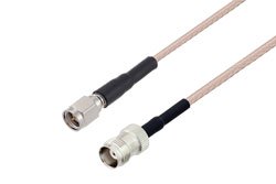 PE3W02576 - SMA Male to TNC Female Cable Using RG316 Coax