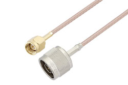 PE3W02656 - SMA Male to N Male Cable Using RG316 Coax
