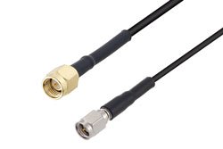 PE3W02777 - SMA Male to SMA Male Low Loss Cable Using LMR-100 Coax