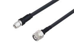 PE3W02926 - SMA Male to TNC Male Low Loss Cable Using LMR-240 Coax with Times Microwave Components