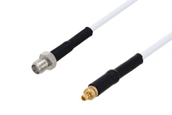 PE3W03032 - SMA Female to MMCX Plug Cable Using RG188-DS Coax