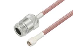 PE3W03292 - N Female to SMA Male Cable Using RG142 Coax
