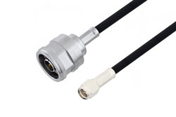 PE3W03490 - N Male to SMA Male Cable Using RG223 Coax