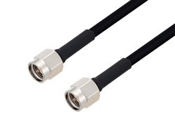 PE3W03661LF - SMA Male to SMA Male Cable Using PE-SR402FLJ Coax , LF Solder