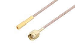 PE3W03971 - SSMB Plug to SMA Male Cable Using RG316 Coax