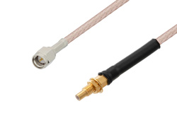 PE3W04458 - SMA Male to SSMC Jack Cable Using RG316-DS Coax