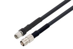 PE3W05341 - SMA Male to TNC Female Low Loss Cable Using LMR-240-UF Coax