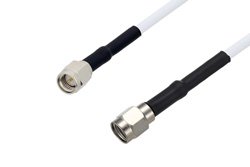 PE3W05475/HS - SMA Male to Reverse Polarity SMA Male Cable Using RG188-DS Coax with HeatShrink