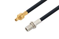 PE3W05629 - SMA Male to N Female Bulkhead Cable Using LMR-400-UF Coax