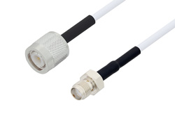 PE3W06224 - TNC Male to SMA Female Cable Using RG188 Coax