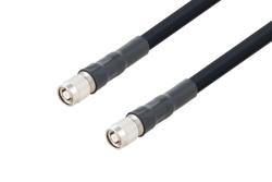 PE3W06698/HS - Reverse Polarity TNC Male to Reverse Polarity TNC Male Low Loss Cable Using LMR-400-UF Coax with HeatShrink