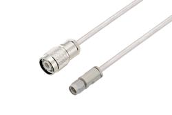 PE3W06976 - TNC Male to 3.5mm Male Cable Using PE-SR402AL Coax