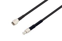 PE3W07452 - SMA Male to MCX Plug Cable Using RG174 Coax