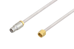 PE3W08060 - 3.5mm Female to 2.92mm Male Cable Using PE-SR402AL Coax