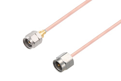 PE3W08574 - 2.4mm Male to SMA Male Cable Using RG405 Coax