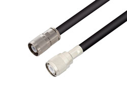 PE3W09657LF - SC Male to HN Male Cable Using RG213 Coax , LF Solder