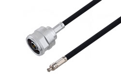 PE3W10579 - N Male to MCX Plug Cable Using RG223 Coax