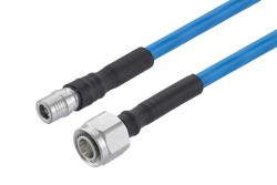 PE3W10887 - Plenum 2.2-5 Male to QMA Male Low PIM Cable Using SPP-250-LLPL Coax