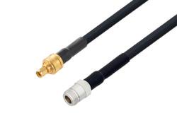 PE3W12076/HS - Reverse Polarity SMA Plug to N Female Low Loss Cable Using LMR-400-DB Coax with HeatShrink