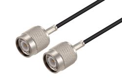 PE3W13727 - Fire Rated TNC Male to TNC Male Low Loss Cable Using LMR-100-FR Coax