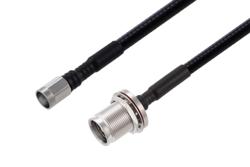 PE3W14438 - NEX10 Male to 7/16 DIN Female Low PIM Cable Using 1/4 inch Superflexible Coax