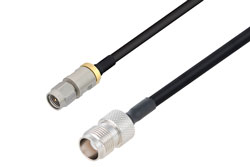 PE3W17829 - 3.5mm Male to TNC Female Cable Using PE-SR402FLJ Coax