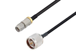 PE3W17831 - 3.5mm Male to N Male Cable Using PE-SR402FLJ Coax