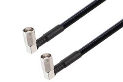 PE3W17858 - NEX10 Male Right Angle to NEX10 Male Right Angle Low PIM Cable Using SPF-250 Coax