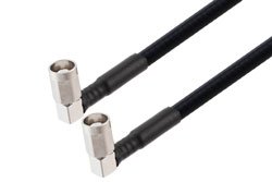 PE3W17868 - NEX10 Male Right Angle to NEX10 Male Right Angle Low PIM Cable Using SPO-250 Coax