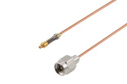 PE3W19241 - SMPS Female to 2.92mm Male VITA 67.3 Cable Using PE-047SR Coax