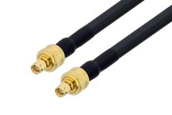 PE3W19360/HS - SMA Male to SMA Male Cable Using TCOM-400 Coax with HeatShrink