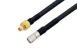PE3W20796/HS - TNC Male to SMA Male Cable Using TCOM-400 Coax with HeatShrink