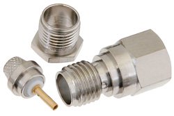 PE4031 - SMA Female Connector Clamp/Solder Attachment for RG55, RG58, RG141, RG142, RG223, RG303, RG400, PE-C195, PE-P195, LMR-195