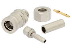 PE4080 - SMB Plug Connector Crimp/Solder Attachment for RG178, RG196