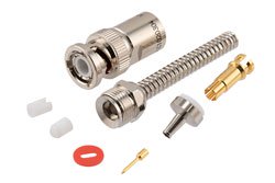 PE410-06033-210 - 78 Ohm TRB Plug 1553 Connector Crimp/Solder Attachment for 30-02001, TWC-78-2,