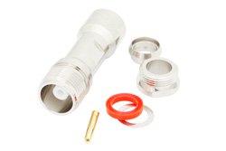 PE4229 - HN Female Connector Clamp/Solder Attachment for RG213, RG8, RG225, RG214, RG393