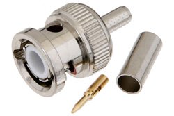 PE4247 - BNC Male Connector Crimp/Solder Attachment for PE-B150, RG180, RG195