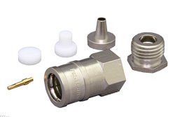 PE4257 - 75 Ohm SMB Plug Connector Clamp/Solder Attachment for RG179, RG187