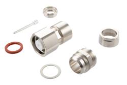 PE4323 - LC Male Connector Clamp/Solder Attachment for RG218, RG219, RG17