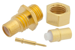 PE4361 - SMC Jack Connector Clamp/Solder Attachment For PE-SR405AL, PE-SR405FL, RG405