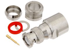 PE4386 - BNC Male Connector Clamp/Solder Attachment for PE-B400, PE-B405, PE-C400, LMR-400, .400 inch