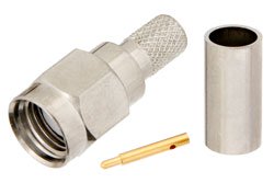 PE44203 - SMA Male Connector Crimp/Solder Attachment for PE-P195