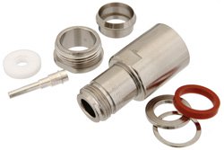 PE44350 - N Female Connector Clamp/Solder Attachment For PE-C600