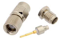 PE44353 - 10-32 Male Connector Clamp/Solder Attachment for RG174, RG316, RG188, PE-B100, PE-C100, 0.100 inch, LMR-100