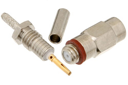 PE44362 - 10-32 Female Connector Crimp/Solder Attachment for RG178, RG196