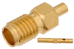 PE44425 - SSMA Female Connector Solder Attachment For PE-047SR, PE-SR047AL, PE-SR047FL