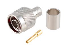 PE44470 - RP-N Plug Connector Crimp/Solder Attachment for PE-C400, PE-B400, PE-B405, LMR-400, LMR-400-DB, LMR-400-UF