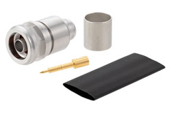 PE44523 - N Male Connector Crimp/Solder Attachment for PE-C600, LMR-600, LMR-600-DB, 0.600 inch